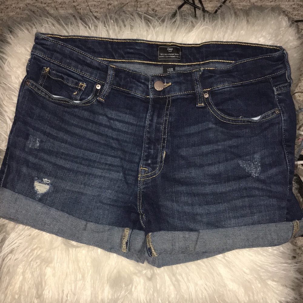 Gap boyfriend denim shorts